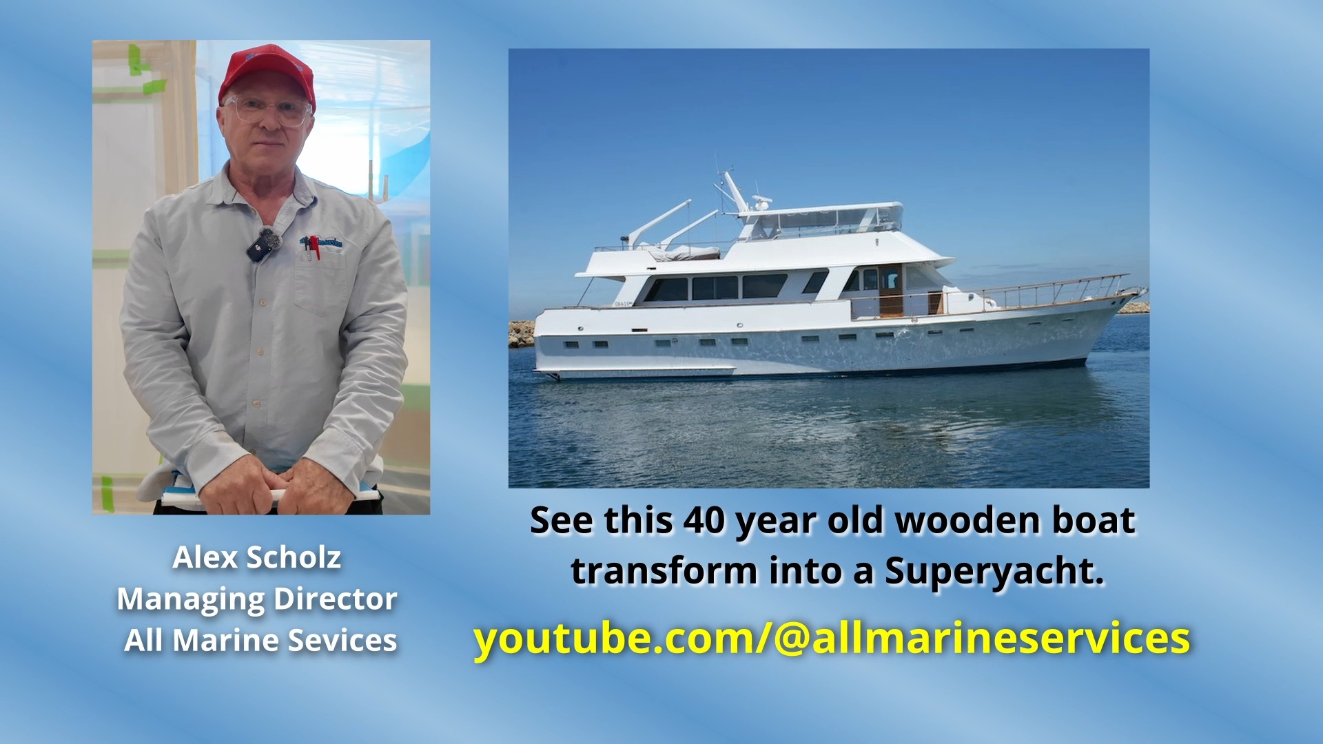 Come below deck with us to watch the transformation of this 40-year-old wooden boat into a superyacht. Head to youtube.com/@allmarineservices for weekly updates!
@followers
#superyacht #woodenboat #yachtrestoration #belowdeck #yachtlife
#yachting